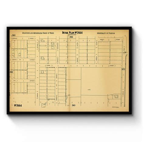 Preston, Victoria Australia Vintage Map #61 (1946) – Vintage Maps