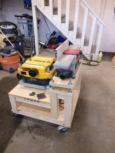 Planer jointer bench (With images) | Wood planer, Woodworking planer, Woodworking