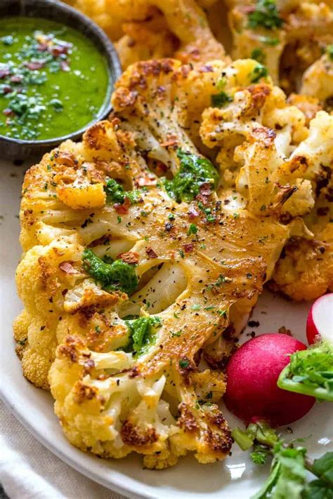 Roasted Cauliflower Steaks Recipe - Jessica Gavin