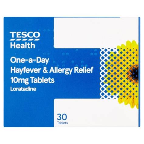 Tesco Hayfever & Allergy 30 Tablets - Tesco Groceries