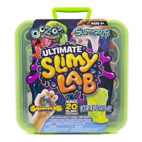 Ultimate Slimy Lab Slimygloop Squoosh-O's Fizzygloop Includes 20 Mixed Creations 765940879986 ...