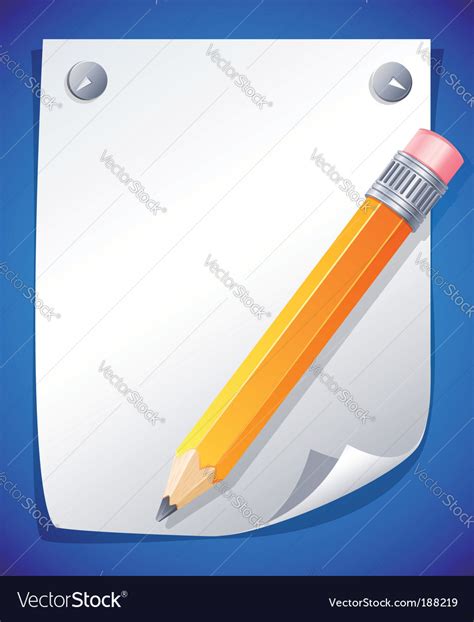 Yellow pencil Royalty Free Vector Image - VectorStock