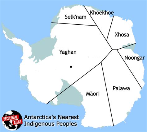 The Partition of Antarctica - Vivid Maps