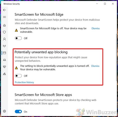 How To Disable Smartscreen In Windows 10 | winbuzzer