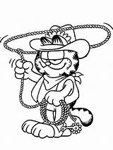 Garfield coloring pages sketch template