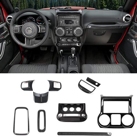 Interior Accessories Decorative Trim Kit for Jeep Wrangler JK JKU 2011-2017 10pc | eBay