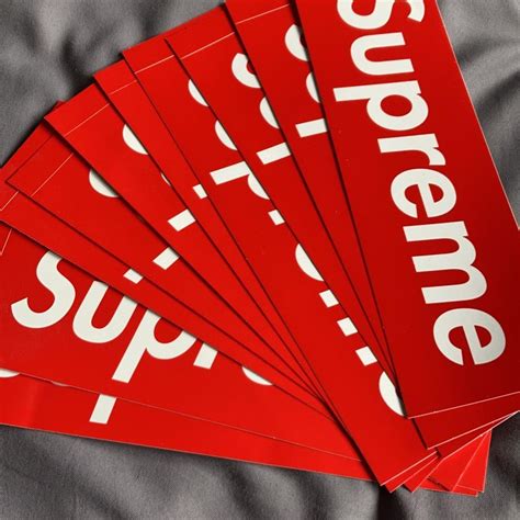 Supreme Box Logo Stickers x10: £35 Or £4 each Open... - Depop