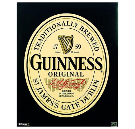 Guinness Logo Poster - Small Posters buy now in the shop Close Up GmbH