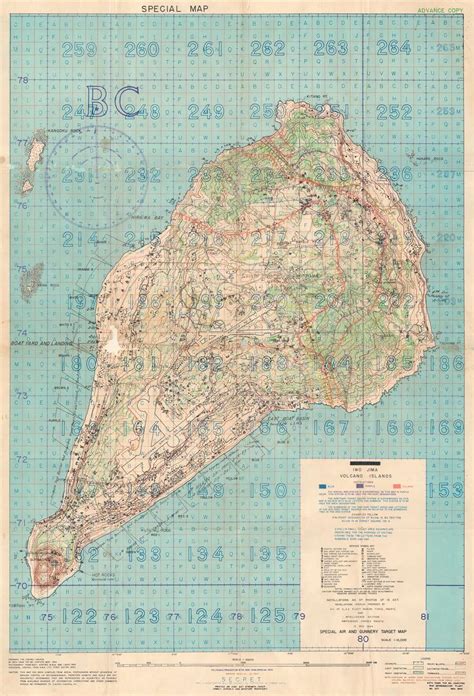 Iwo Jima Volcano Islands.: Geographicus Rare Antique Maps