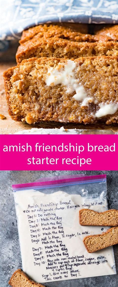 amish friendship bread starter recipe / sweet sourdough recipe / how to make sourdo… | Amish ...