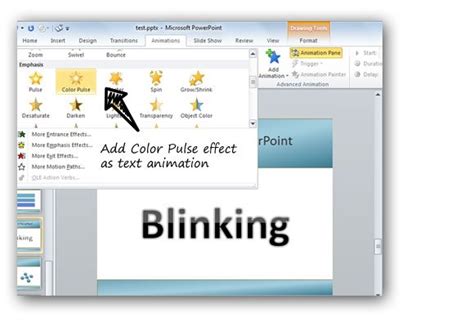 How To Blink Text in PowerPoint (Easy Way)