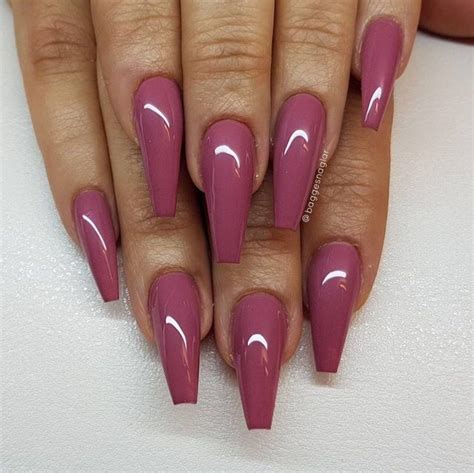 Pin by Katie T on Nails | Dark pink nails, Mauve nails, Pink nails