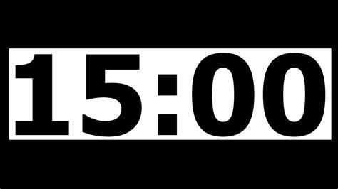 15 Minute Countdown Timer with Alarm | Countdown timer, 15 minute timer, World language classroom