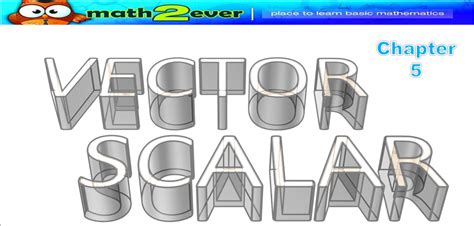Calculate the scalar (dot) product | Vector and Scalar - Math2ever | place to learn basic ...