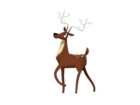 Deer Animated Clipart Gif