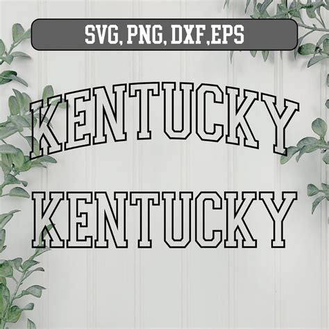 Kentuckey Outline SVG Kentucky Svg Design, Svg-vacation, Kentucky ...