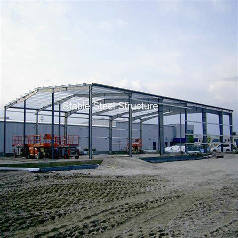 Low Cost Prefabricated Buildings Warehouse Workshop Hangar Hall Steel ...