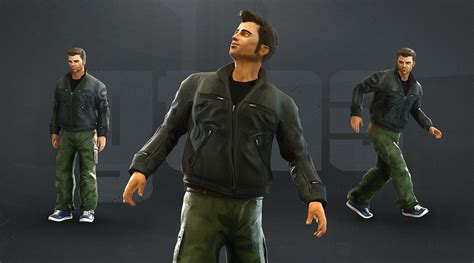 Claude. GTA3 Tribute. 3D Model on Behance