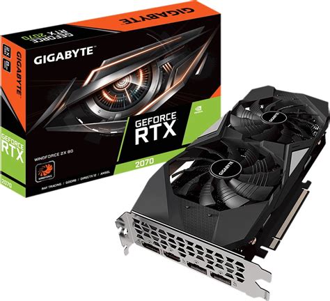 Gigabyte Ultra Durable VGA GeForce RTX 2070 WINDFORCE 8G Graphic Card ...