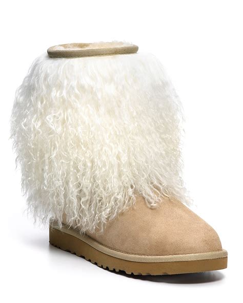 UGG® Australia Sheepskin Cuff Boots | Bloomingdale's