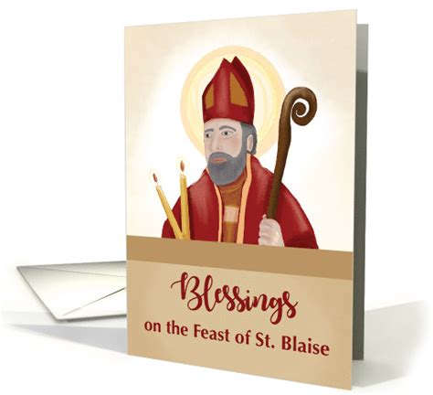 St. Blaise Feast Day Blessings card (1758482)