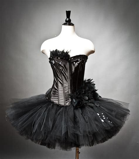 Custom Size Black Swan Ballet Costume Burlesque Tutu - Etsy