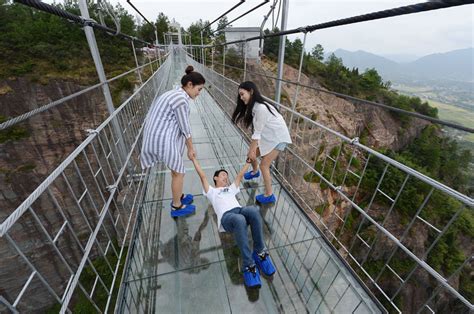 Longest Glass Bridge Ever Just Opened In China And Tourists Are ...