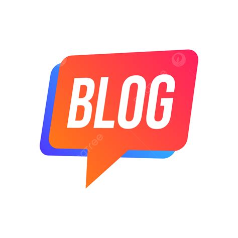 Colorful Blog Speech Bubble Vector, Colorful Blog, Speech Bubble, Chat Bubble PNG and Vector ...
