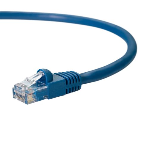 NavePoint CAT5e UTP Ethernet Network Patch Cable - 50 Ft Blue: CAT5e