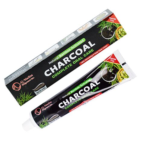 Charcoal Toothpaste (Natural Bamboo Activated) 6.5 oz