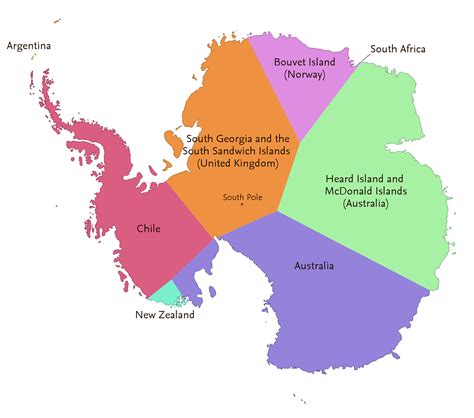 Antarctic Region Map