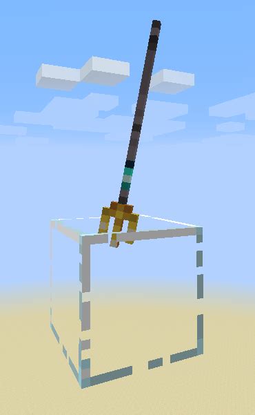 My custom trident. : Minecraft