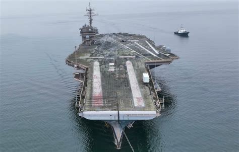 USS Kitty Hawk: Legendary US Aircraft Carrier Sold for a Cent, Starts Voyage Into History