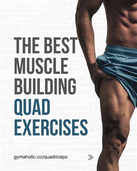 The Best Muscle Building Quad Exercises - Gymaholic