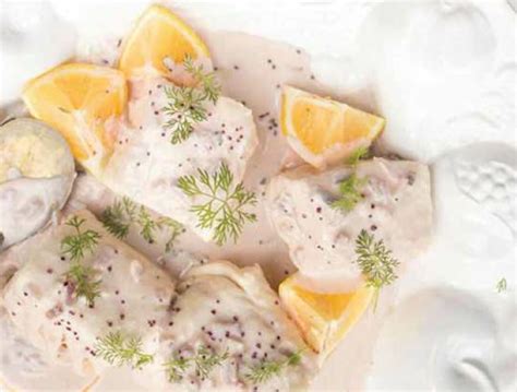 Halibut Smothered in Creamy Lemon-Dill Sauce - Brenda Gantt Recipes