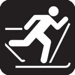 Cross Country Skiing Symbol