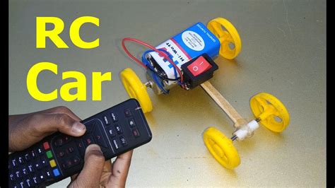 how to make rc remote control car at home - YouTube