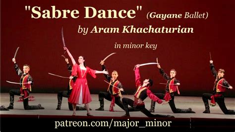 "Sabre Dance" (Gayane Ballet) by Aram Khachaturian in minor key - YouTube