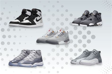 Air Jordan: 5 best gray colorways