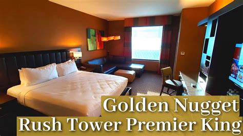 Golden Nugget Las Vegas - Rush Tower Premier King Room - YouTube