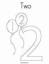 Two Coloring Page  Twisty Noodle sketch template