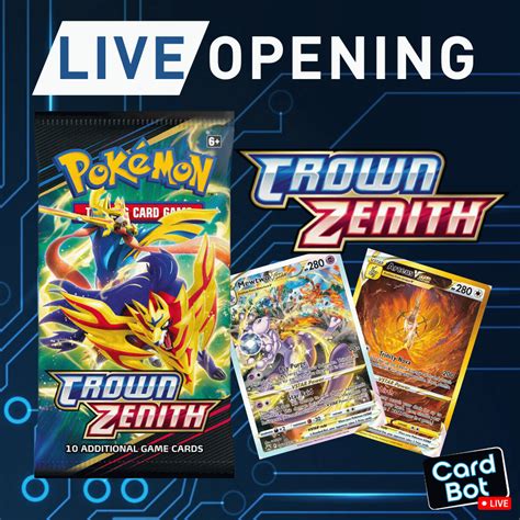 LIVE OPENING - Pokémon TCG Crown Zenith Booster Pack