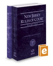 New Jersey Rules of Court - State and F... | Legal Solutions