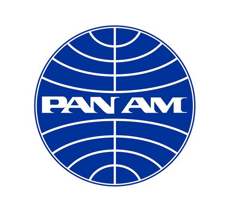 Pan Am Retro Logo in Blue