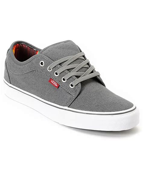 Vans Chukka Low Mexican Blanket Grey Canvas Skate Shoes (Mens) at Zumiez : PDP