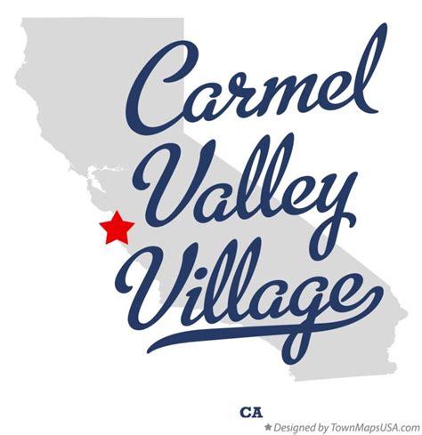 Map of Carmel Valley Village, CA, California