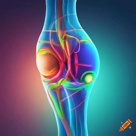Colorful sports medicine for knee concussion recovery on Craiyon