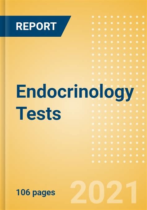 Endocrinology Tests - Medical Devices Pipeline Product Landscape, 2021