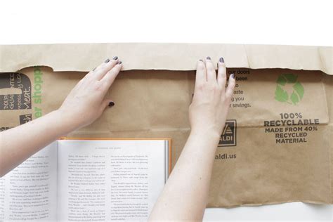 How To Make A Paper Bag Book Cover | Paper bag book cover, Paper bag books, How to make a paper bag