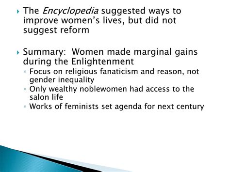 PPT - Women and the Enlightenment PowerPoint Presentation, free download - ID:2461357